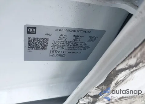 2024 Chevrolet Malibu Fwd 1Lt из США, поврежденный, VIN 1G1ZD5ST7RF103578